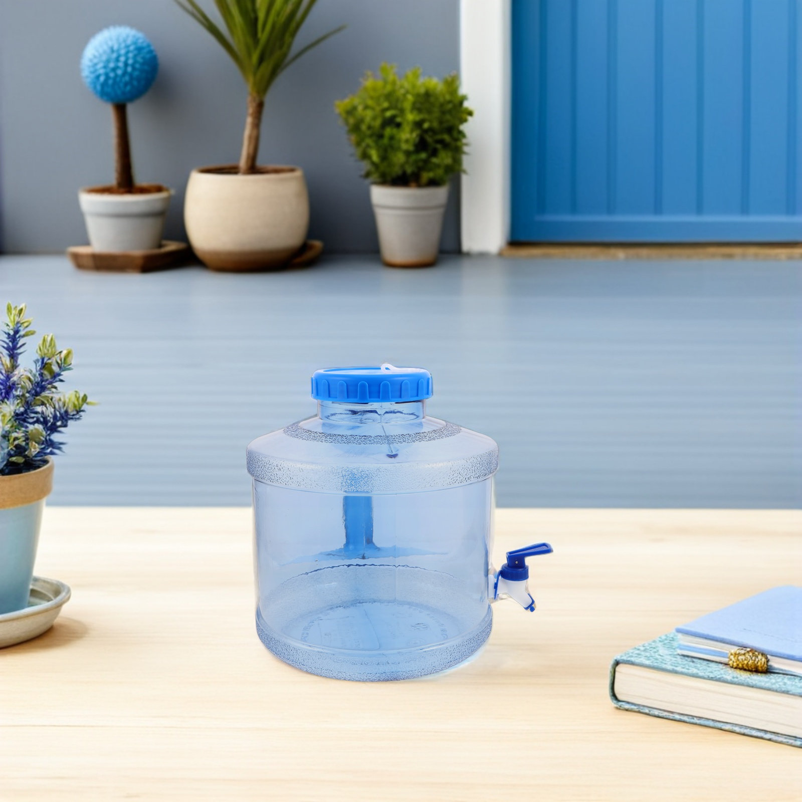 Outdoor Camping Water Jug - 1Set 7.5L Wide Mouth Portable Water