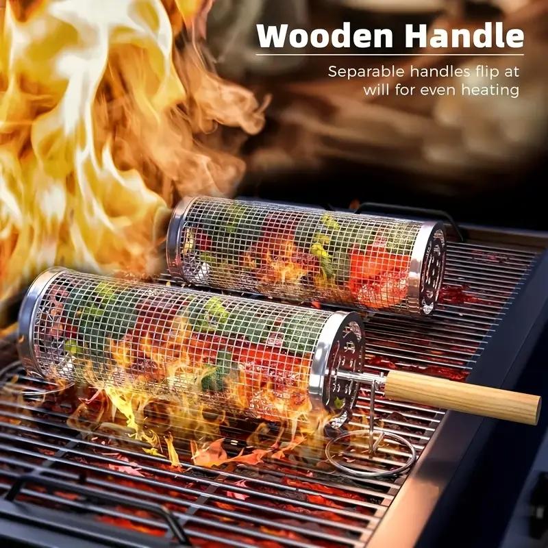 Outdoor Camping Food - Food Grade Stainless Steel Round Rolling