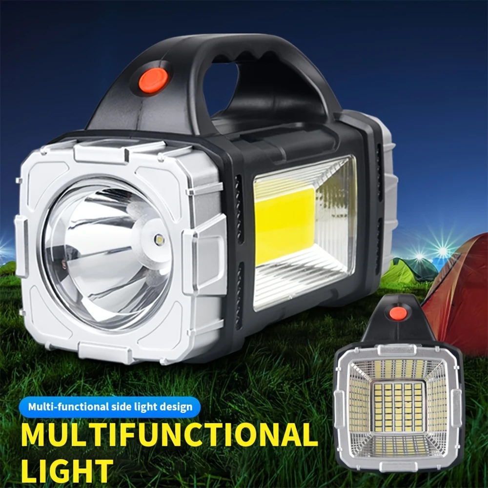 Outdoor Camping Lighting - Portable Powerful USB Rechargeable Flashlight Solar