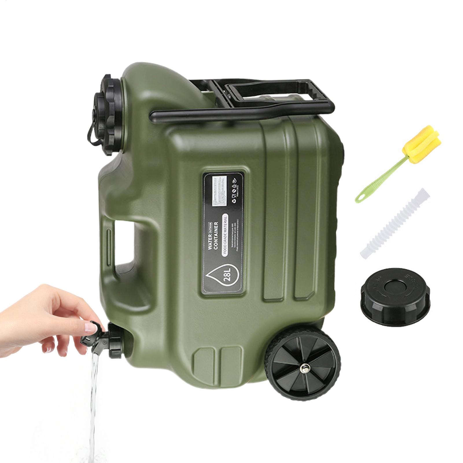 Outdoor Camping Water Jug - 28L Camping Water Container With Faucet