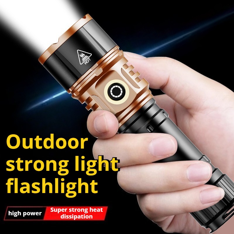 Outdoor Camping Lighting - Strong Light High Power LED Flashlight