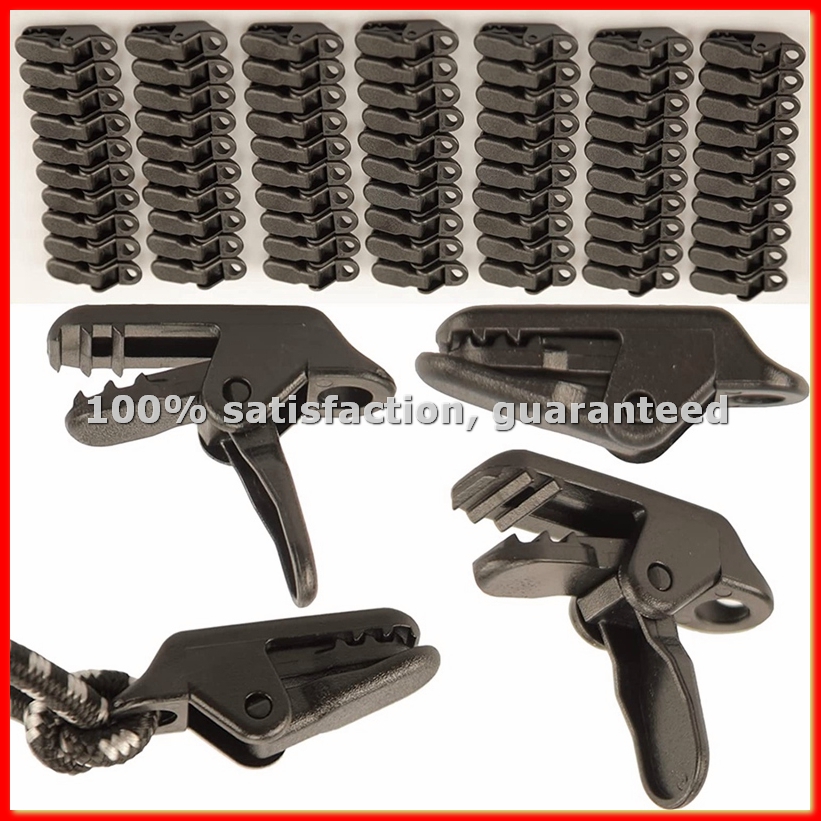 Outdoor Camping Awning - 70PCS Camping PC Tent Clips,Awning Tarp