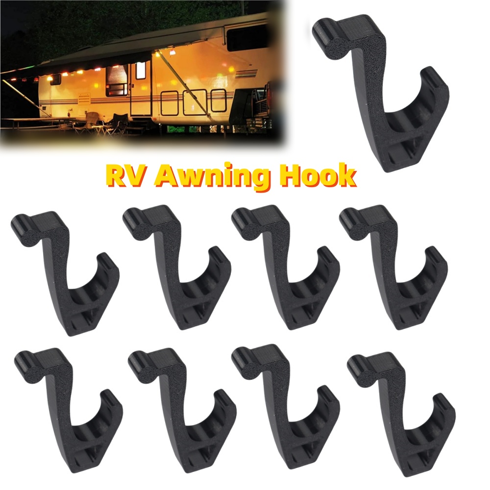 Outdoor Camping Awning - 1/2pcs Camping Awning Hooks Clip RV