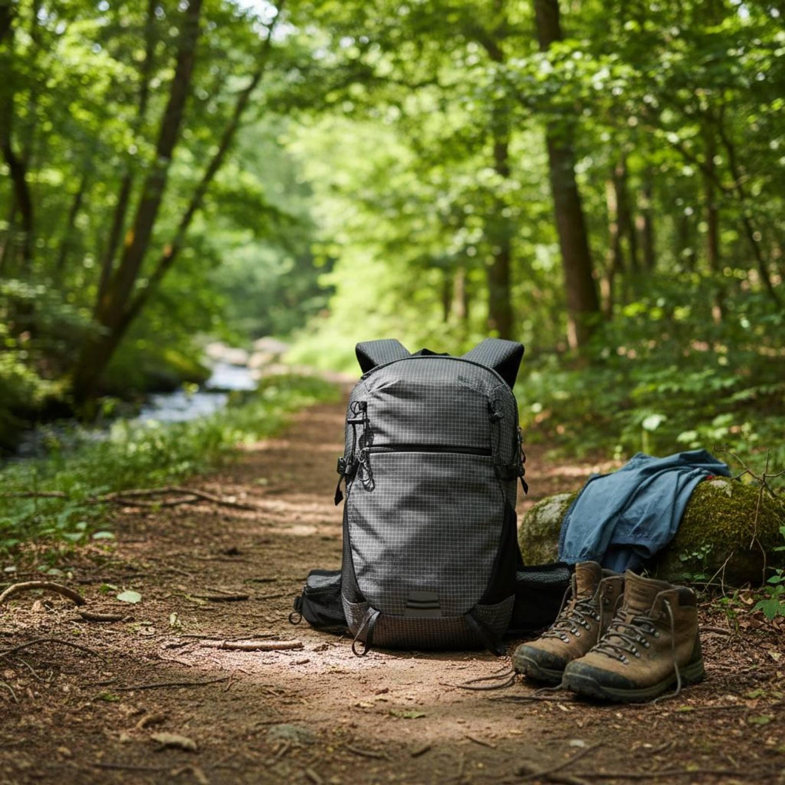 Outdoor Camping Backpack - Outdoor Hiking Pack with Compression Straps