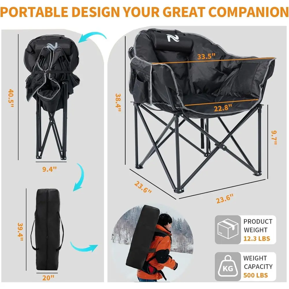 Portable Outdoor Heated Lounge - Outdoor Camping Lounge Chairs ulasan dan harga