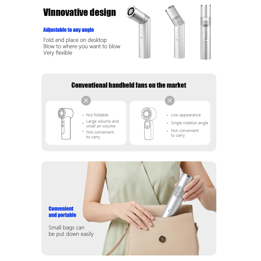 Mini Handheld Fan 20000 RPM Br - Outdoor Camping Fan ulasan dan harga