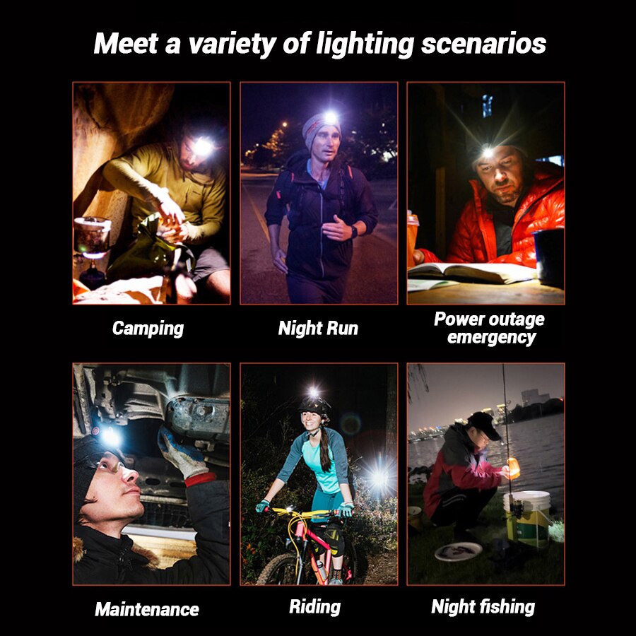 Rechargeable Hands-Free Led He - Outdoor Camping Lighting ulasan dan harga