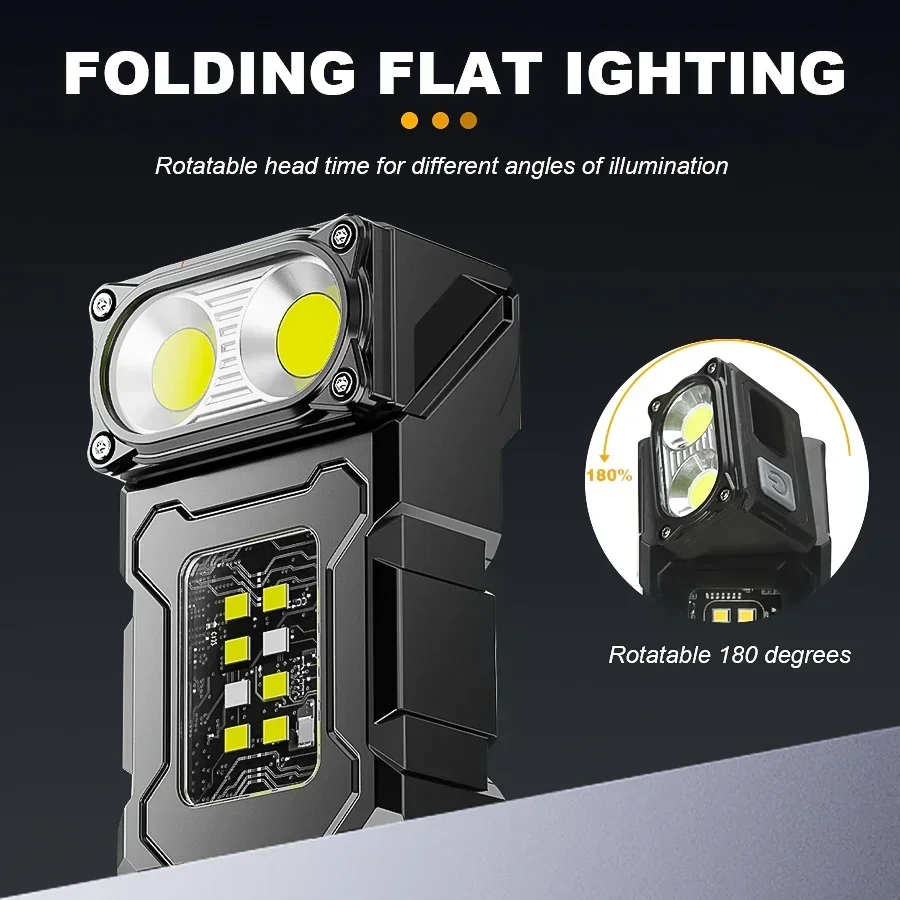 Mini Portable LED COB Flashlig - Battery Outdoor Camping ulasan dan harga