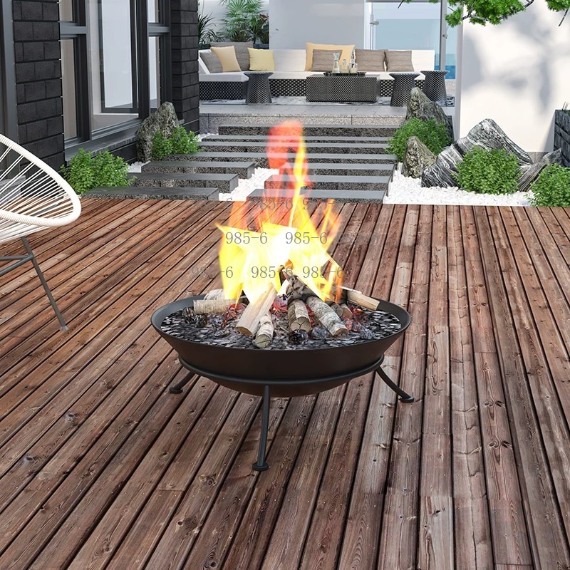 60cm  modern outdoor cast iron - Outdoor Camping Fireplace ulasan dan harga