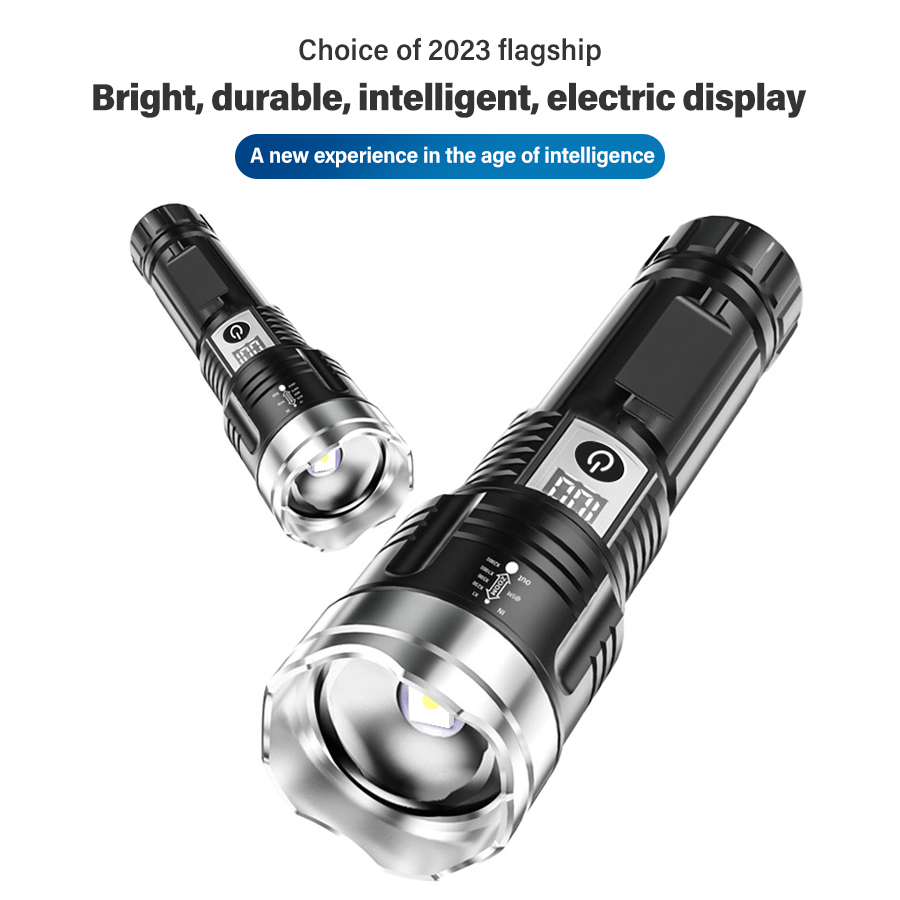 High Power 200000LM LED Flashl - Battery Outdoor Camping ulasan dan harga
