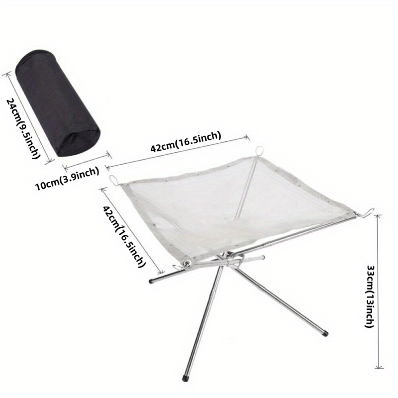 Portable foldable steel grid-s - Outdoor Camping Fireplace ulasan dan harga