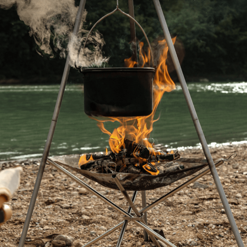 Portable foldable steel grid-s - Outdoor Camping Fireplace ulasan dan harga