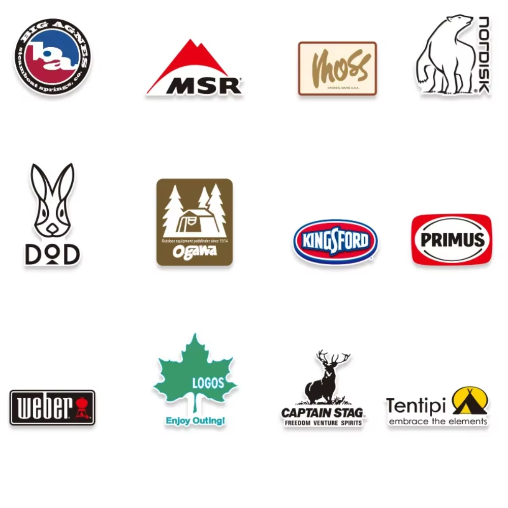 20Pcs Outdoor Stickers Pack Ca - Outdoor Camping Brands ulasan dan harga