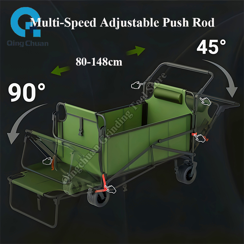Camping Trolley Multi-Function - Outdoor Camping Trailer ulasan dan harga