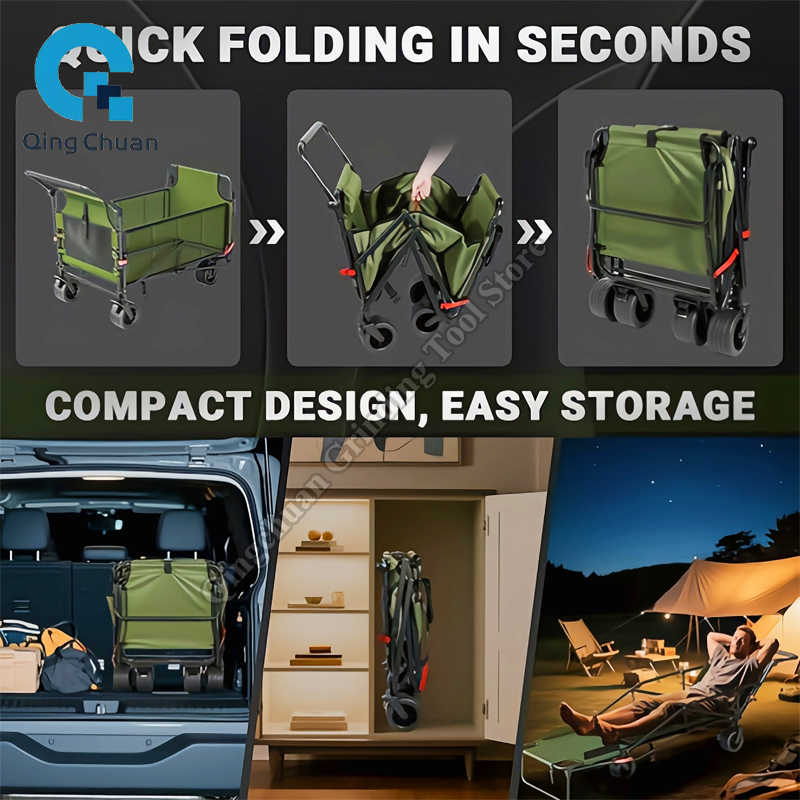 Camping Trolley Multi-Function - Outdoor Camping Trailer ulasan dan harga