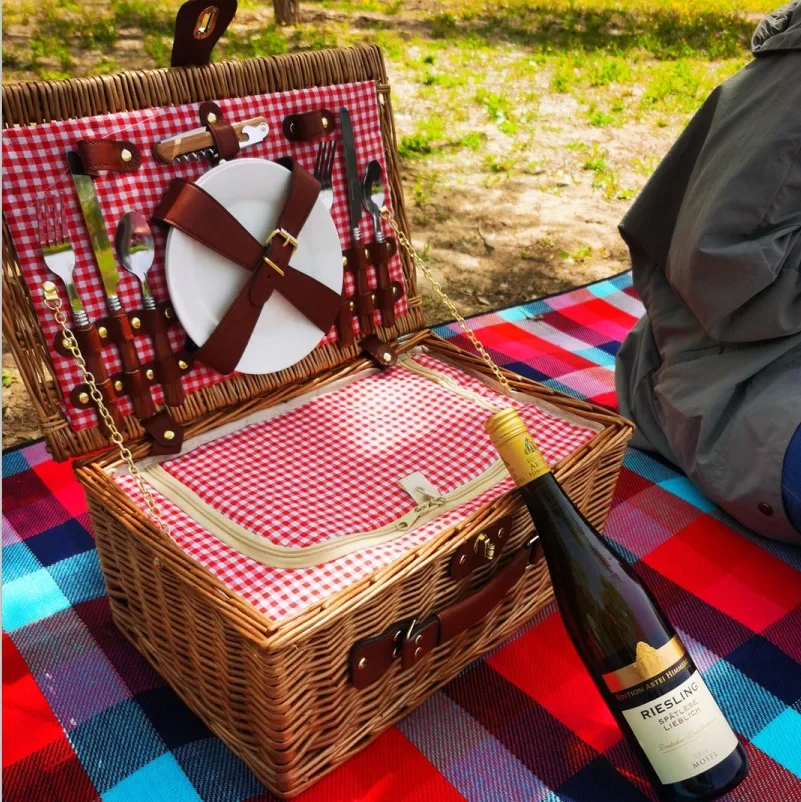 Family Outing Picnic Basket, O - Outdoor Camping Food ulasan dan harga