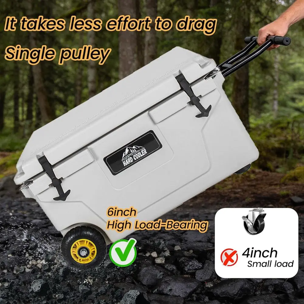 65-Quart White Heavy-Duty Insu - Outdoor Camping Jobs ulasan dan harga