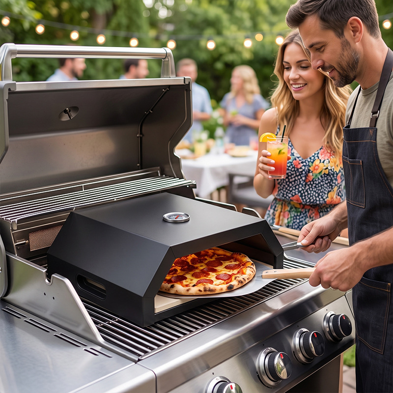 12 Inch Portable Gas‑Powered P - Outdoor Camping Oven ulasan dan harga