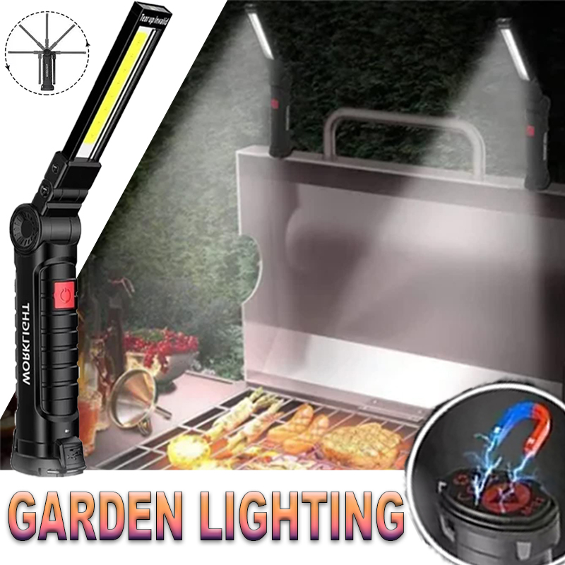 Portable LED Flashlight with M - Outdoor Camping Lighting ulasan dan harga