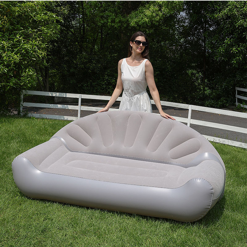 Fan Shaped Inflatable Sofa 2 P - Outdoor Camping Fan ulasan dan harga