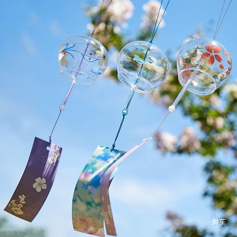Japanese Style Glass Wind Chim - Japanese Outdoor Camping ulasan dan harga