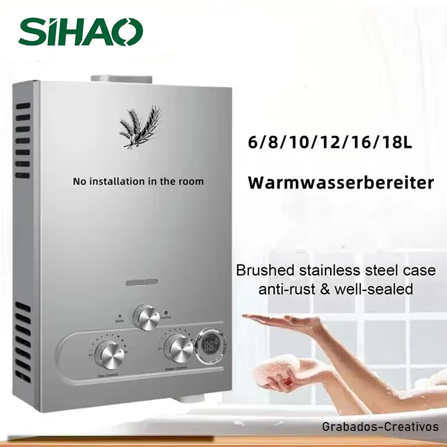 SIHAO 12L 16L 18L GPM LPG Gas  - Outdoor Camping Bathroom ulasan dan harga