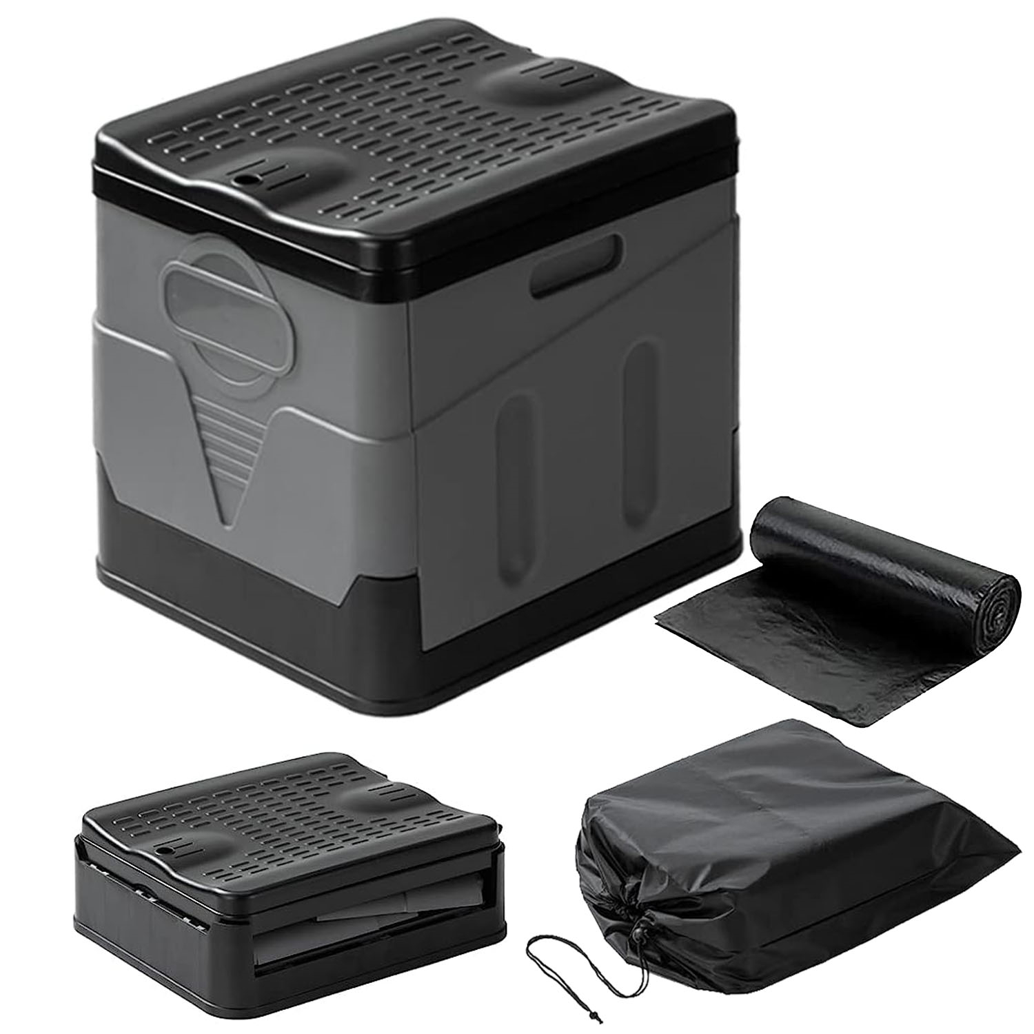 Portable Toilet with Carry Bag - Outdoor Camping Backpack ulasan dan harga