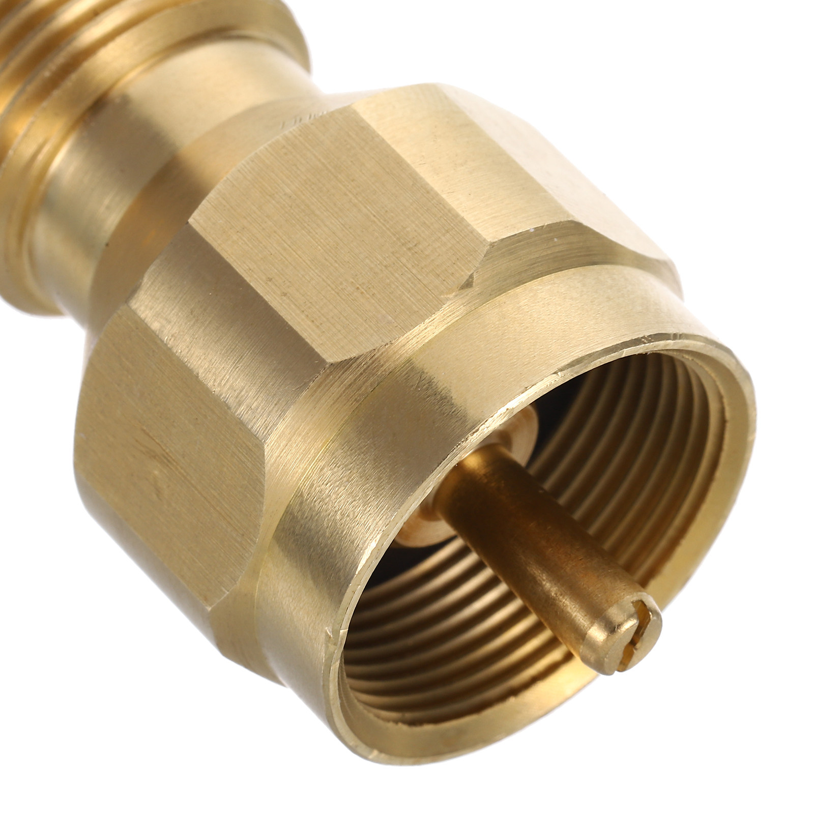 Brass Propane Tank Adapter Qcc - Outdoor Camping Fireplace ulasan dan harga