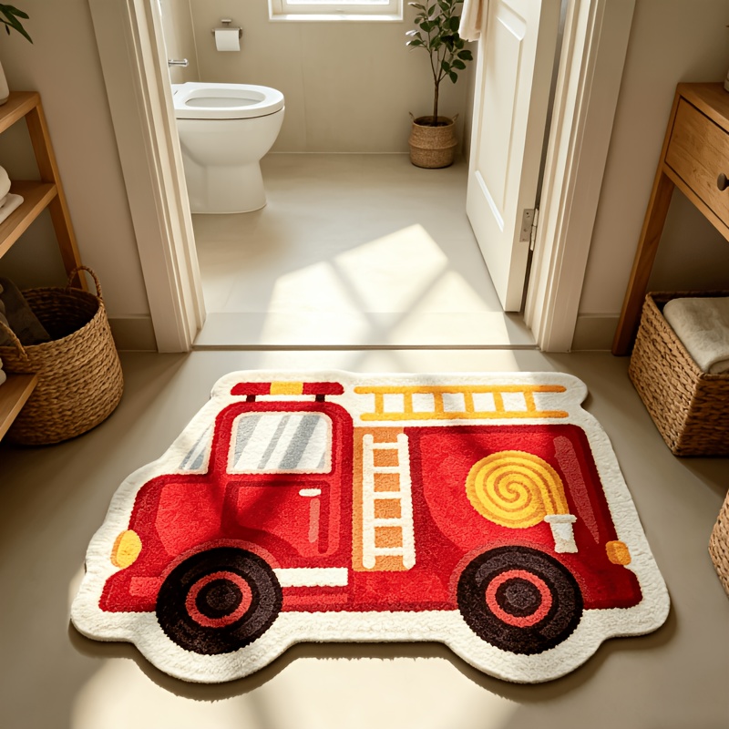VIKAMA Cartoon Fire Truck Shap - Japanese Outdoor Camping ulasan dan harga