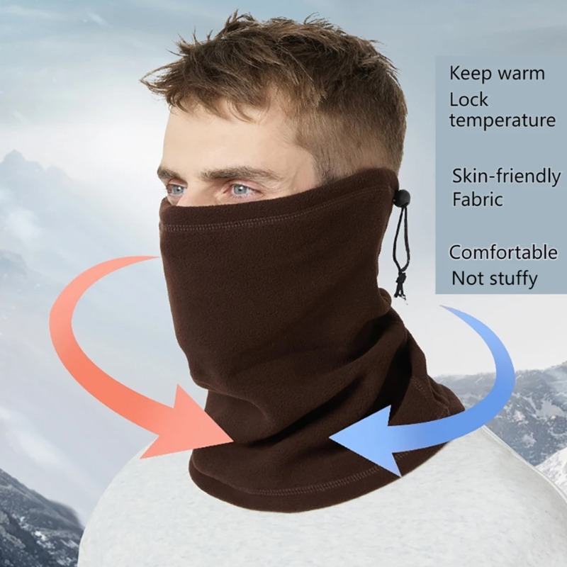 Winter Neck Warmer Gaiter Scar - Outdoor Camping In Winter ulasan dan harga