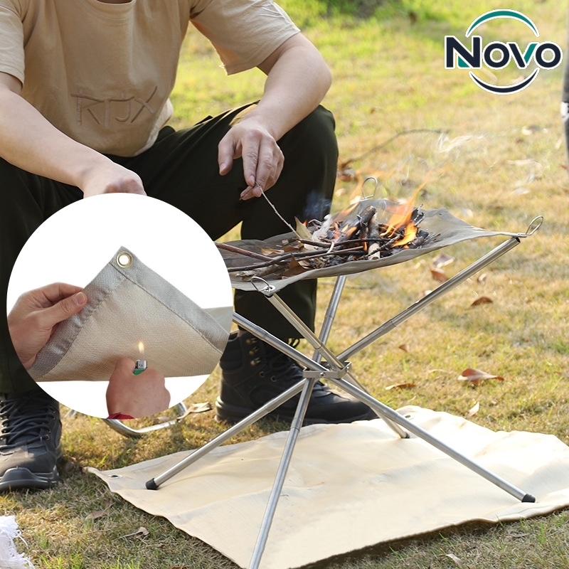 Outdoor Camping Fire Pad Firep - Outdoor Camping Fireplace ulasan dan harga
