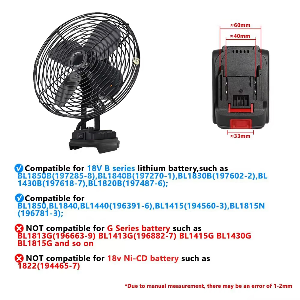 6/8In Camping Fan Outdoor Fish - Outdoor Camping Fan ulasan dan harga