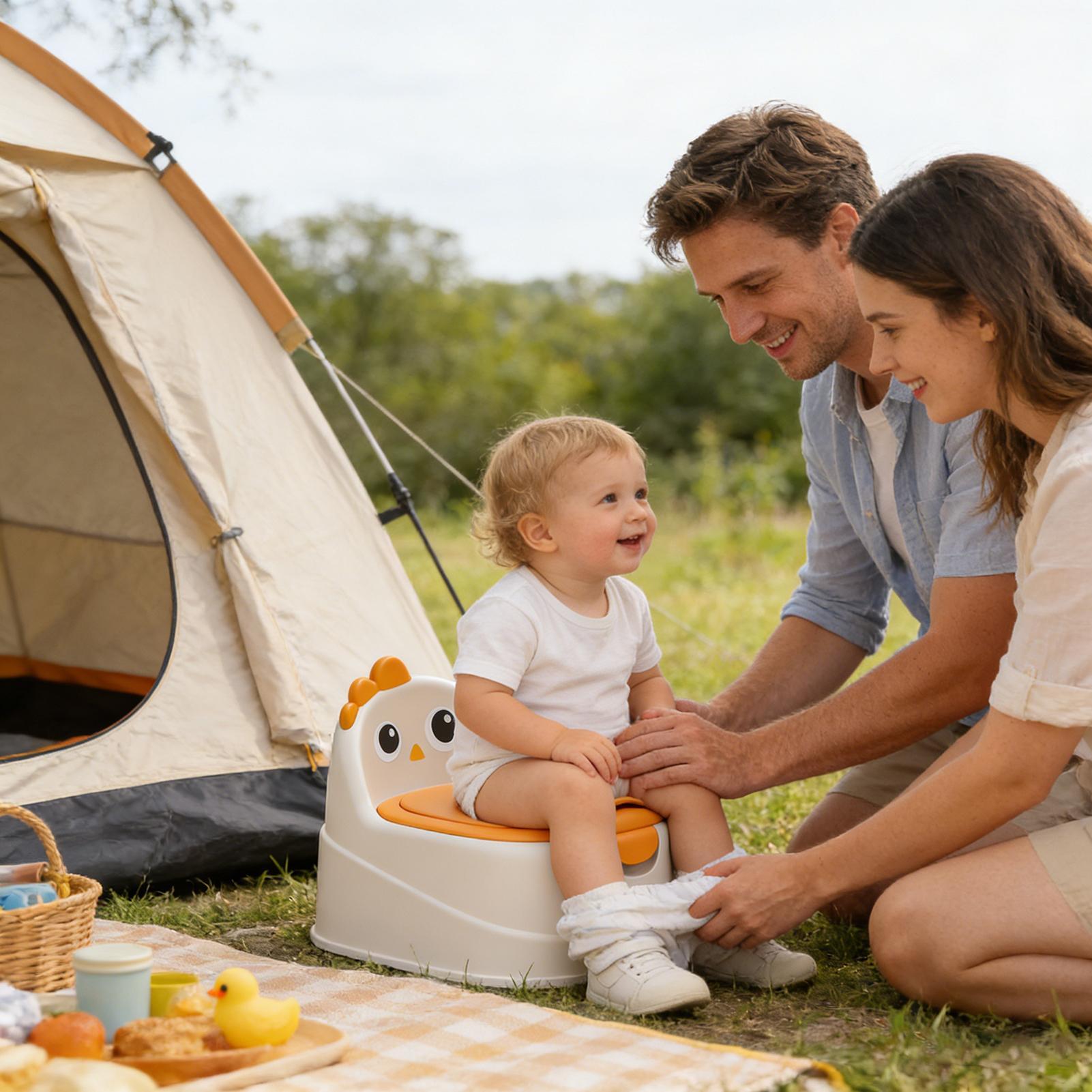 Potty Training Toilet Portable - Outdoor Camping Bathroom ulasan dan harga