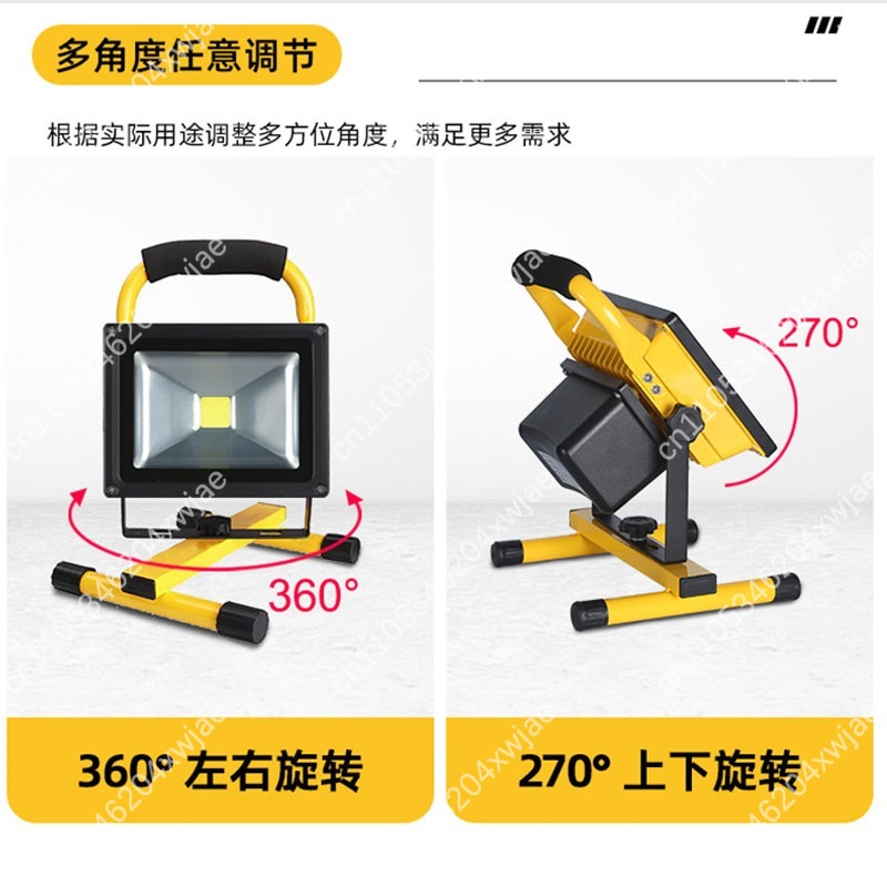 Portable Waterproof LED Floodl - Outdoor Camping Jobs ulasan dan harga