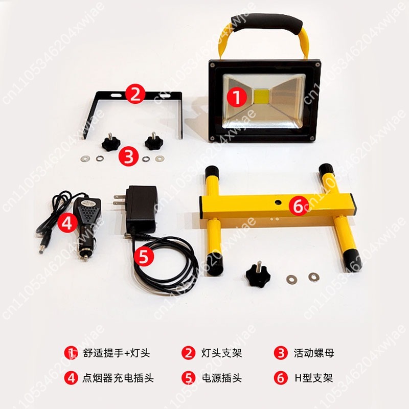 Portable Waterproof LED Floodl - Outdoor Camping Jobs ulasan dan harga