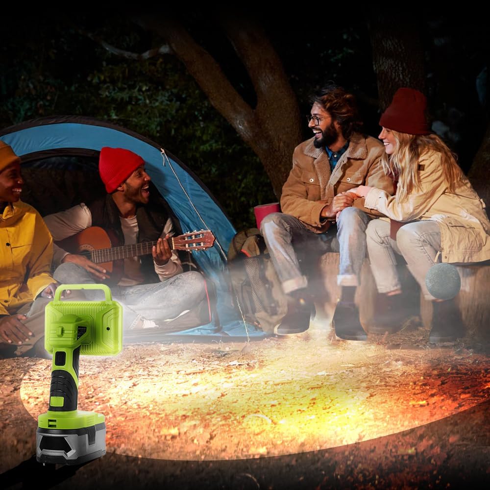 18W 2000LM Cordless LED Flashl - Outdoor Camping Jobs ulasan dan harga