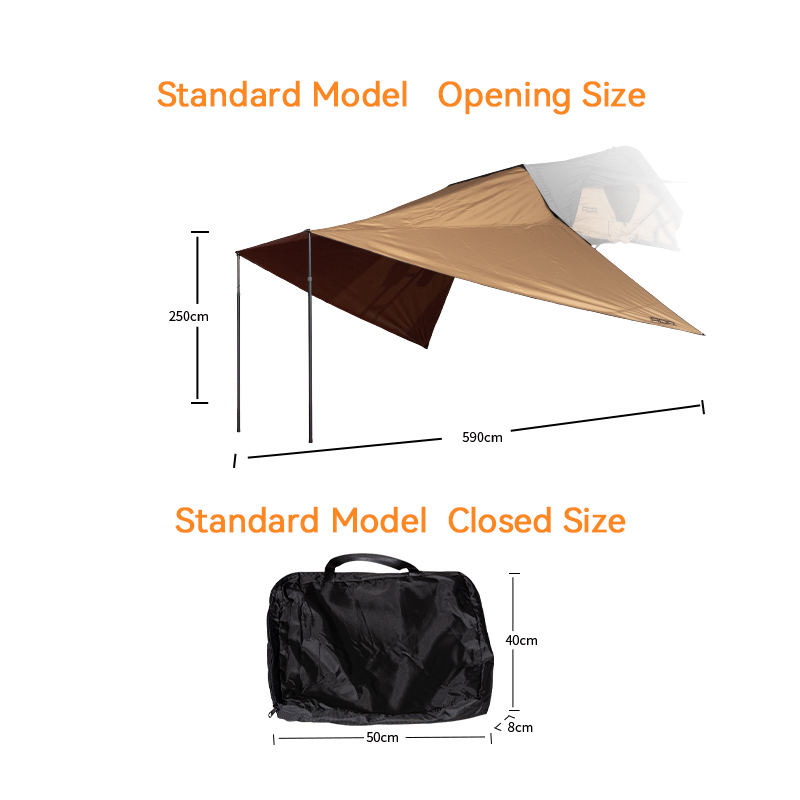 Waterproof Oxford Canopy Tent  - Outdoor Camping Awning ulasan dan harga