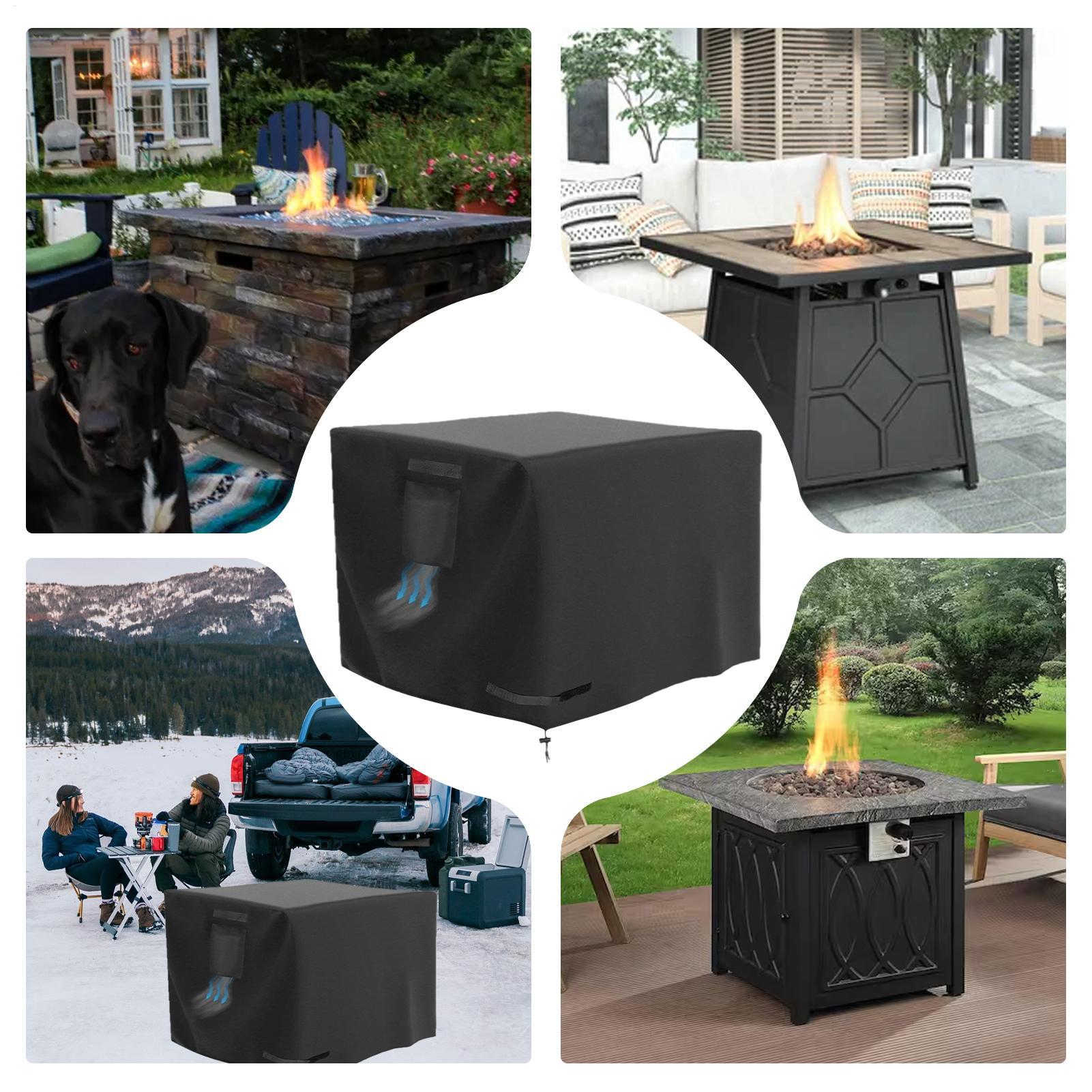 Fire Pit Cover Square 30 Inch  - Outdoor Indoor Camping ulasan dan harga
