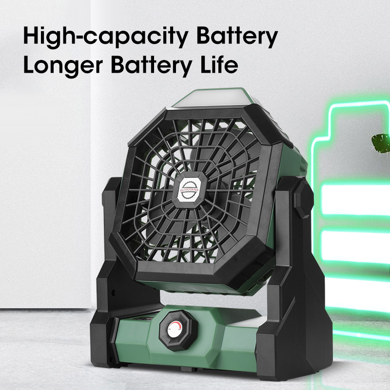 10000mAh Camping Fan with LED  - Outdoor Camping Fan ulasan dan harga