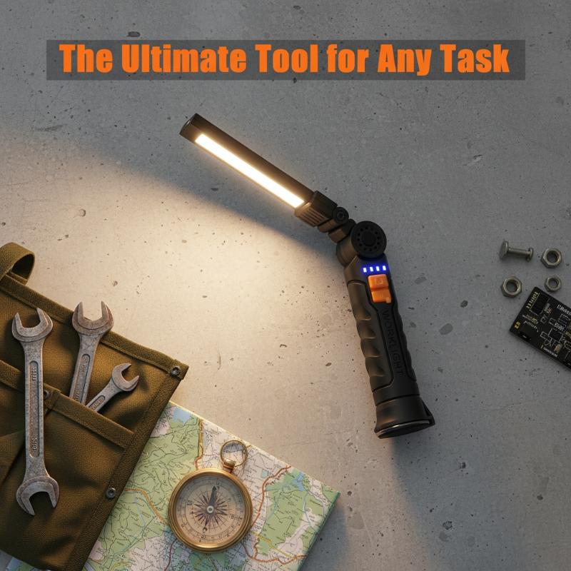 Rechargeable LED Flashlight Wo - Outdoor Camping Jobs ulasan dan harga