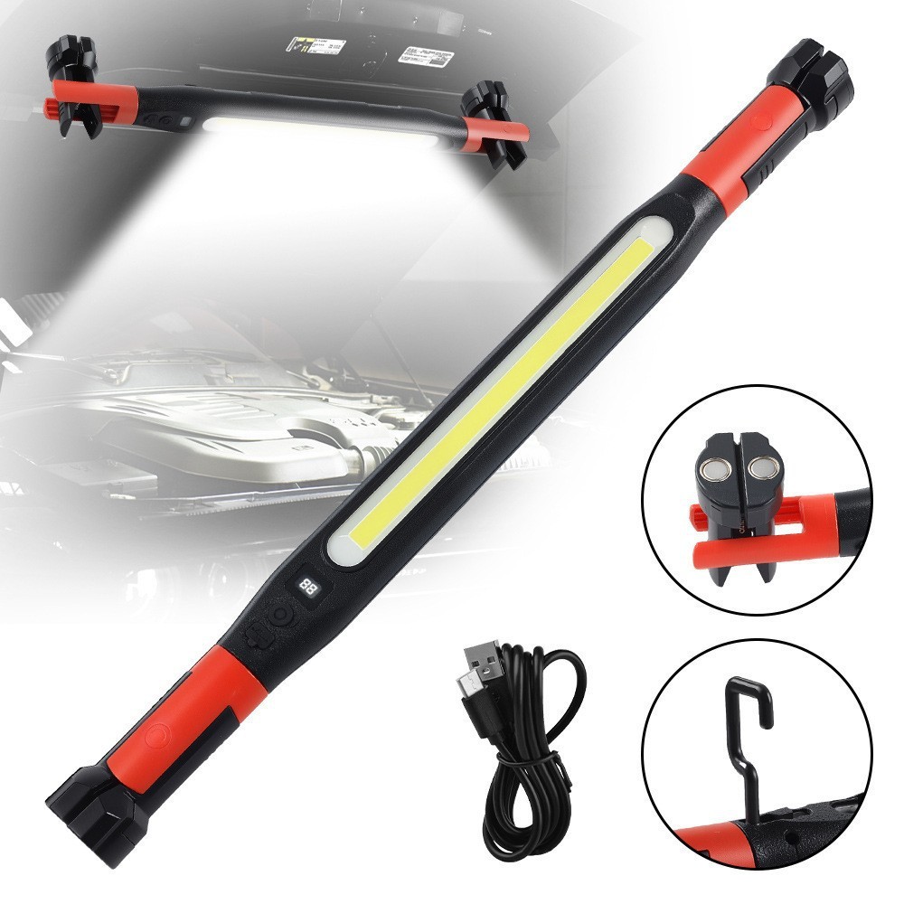 LED Magnetic Work Light Dual C - Outdoor Camping Jobs ulasan dan harga