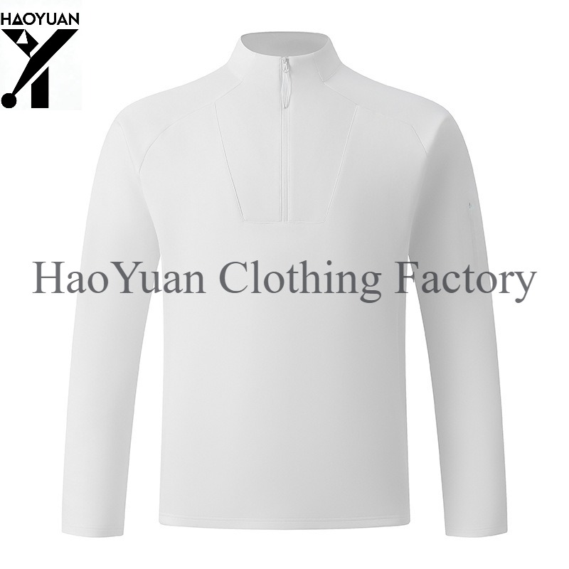 Men's Half Zip Long Sleeved Sh - Outdoor Camping In Winter ulasan dan harga