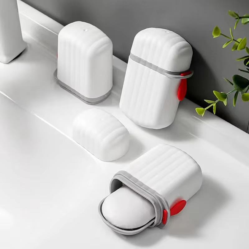 Travel Portable Soap Box with  - Outdoor Camping Bathroom ulasan dan harga