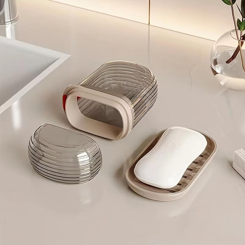 Travel Portable Soap Box with  - Outdoor Camping Bathroom ulasan dan harga