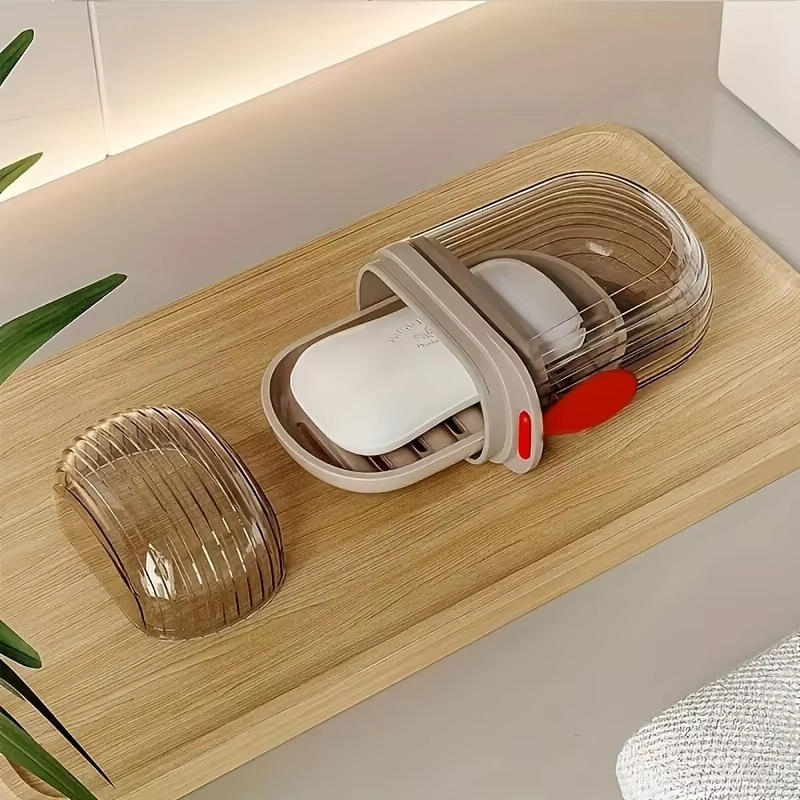Travel Portable Soap Box with  - Outdoor Camping Bathroom ulasan dan harga