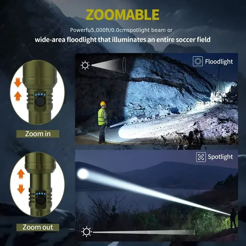 Flashlight Lighter & Power Ban - Battery Outdoor Camping ulasan dan harga