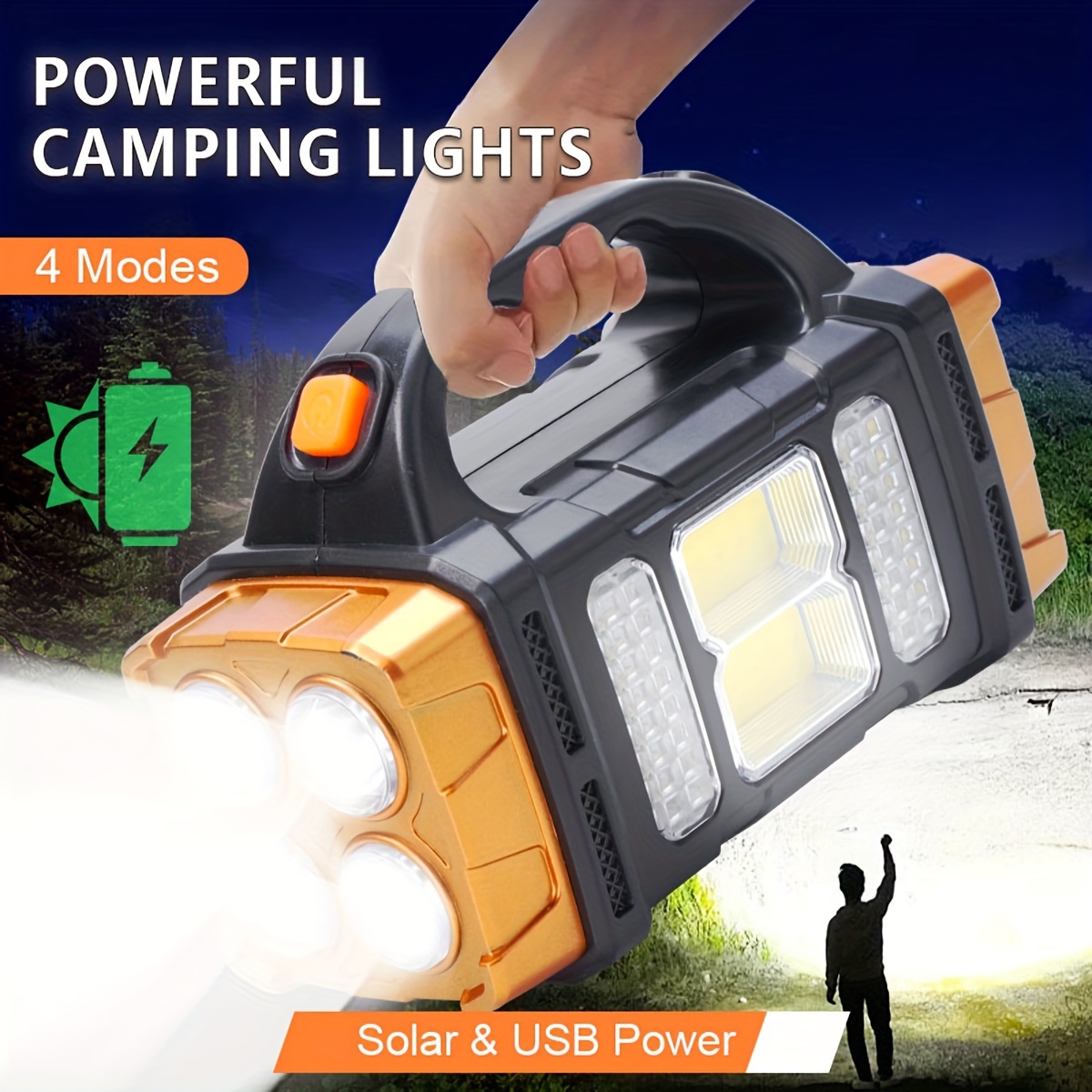 New Upgrade Rechargeable High  - Battery Outdoor Camping ulasan dan harga