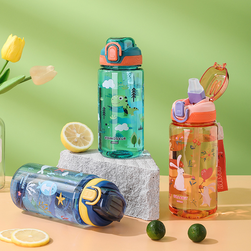 600ml Cartoon Animal Water Bot - Outdoor Camping Water Jug ulasan dan harga