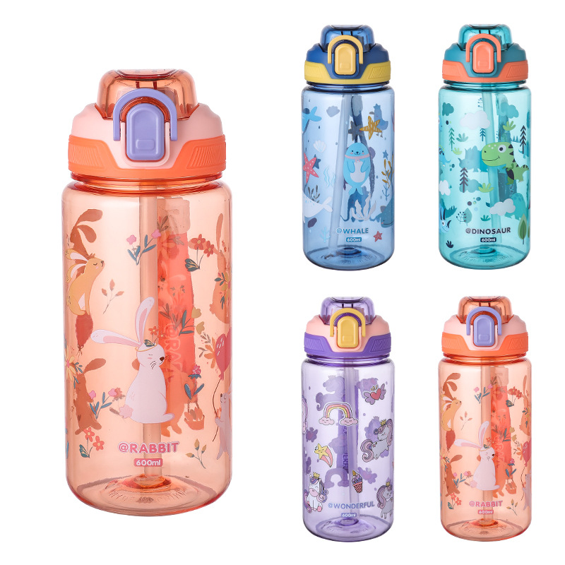 600ml Cartoon Animal Water Bot - Outdoor Camping Water Jug ulasan dan harga