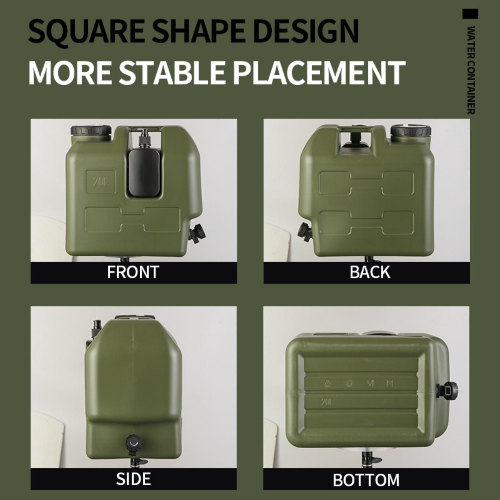 15/20L Portable Camping Water  - Outdoor Camping Water Jug ulasan dan harga